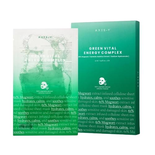 AXIS-Y green Vital Energy Complex Mask 5Ea