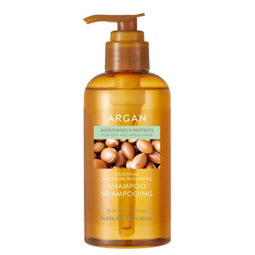 [1456] Nature Republic Argan Essential Moisture Repairing Shampoo 300ml