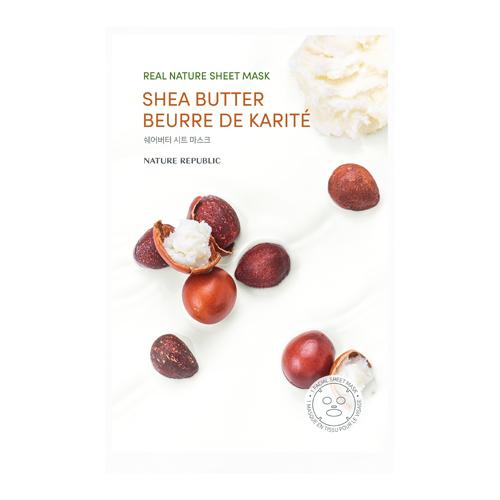 [1468] Nature Republic Real Nature Sheet Mask Shea Butter 23ml