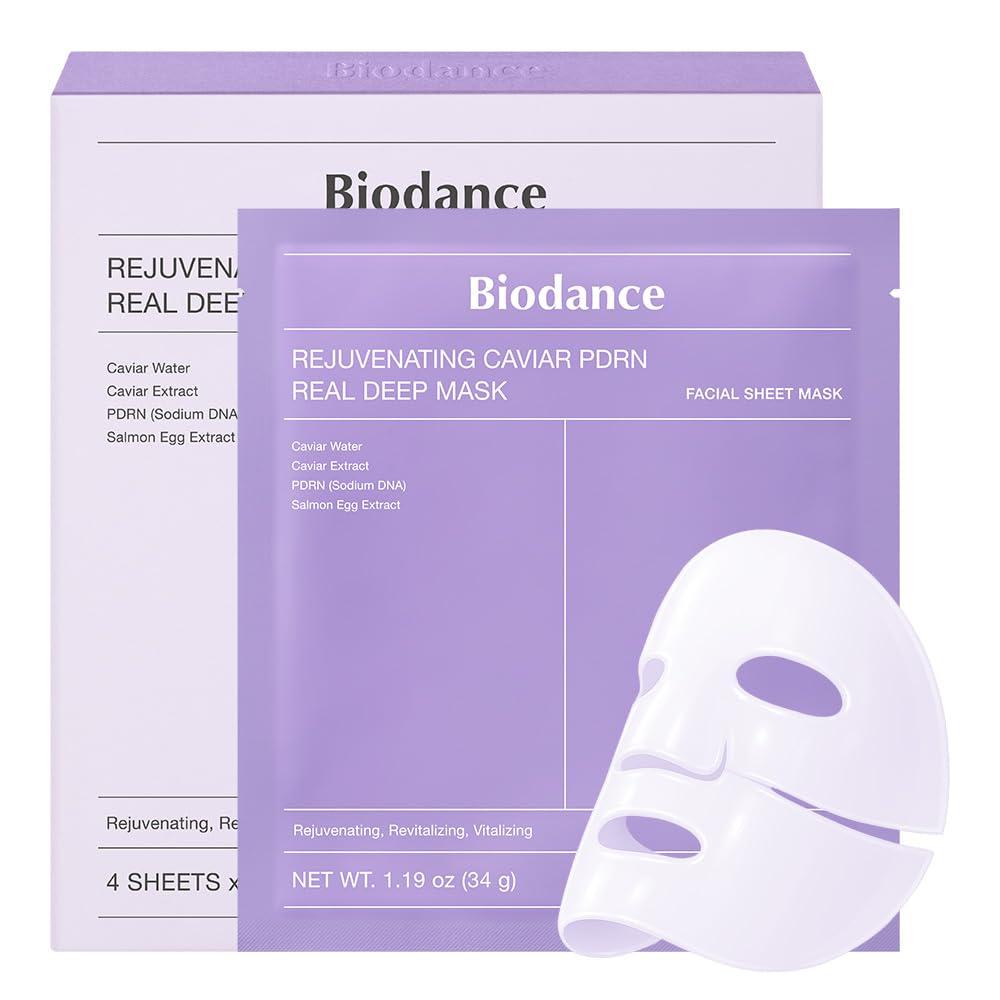 [1056] BIODANCE Rejuvenating Caviar Pdrn Real Deep Mask 4Ea