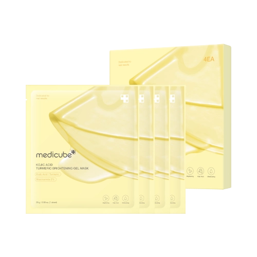Medicube Kojic Acid Turmeric Brightening gel Mask(28g*4Ea)